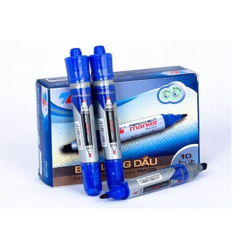 Bút Long Dầu PM-09 (Hộp 10 Cây) /720 Xanh  Giá: 10.000vnđ